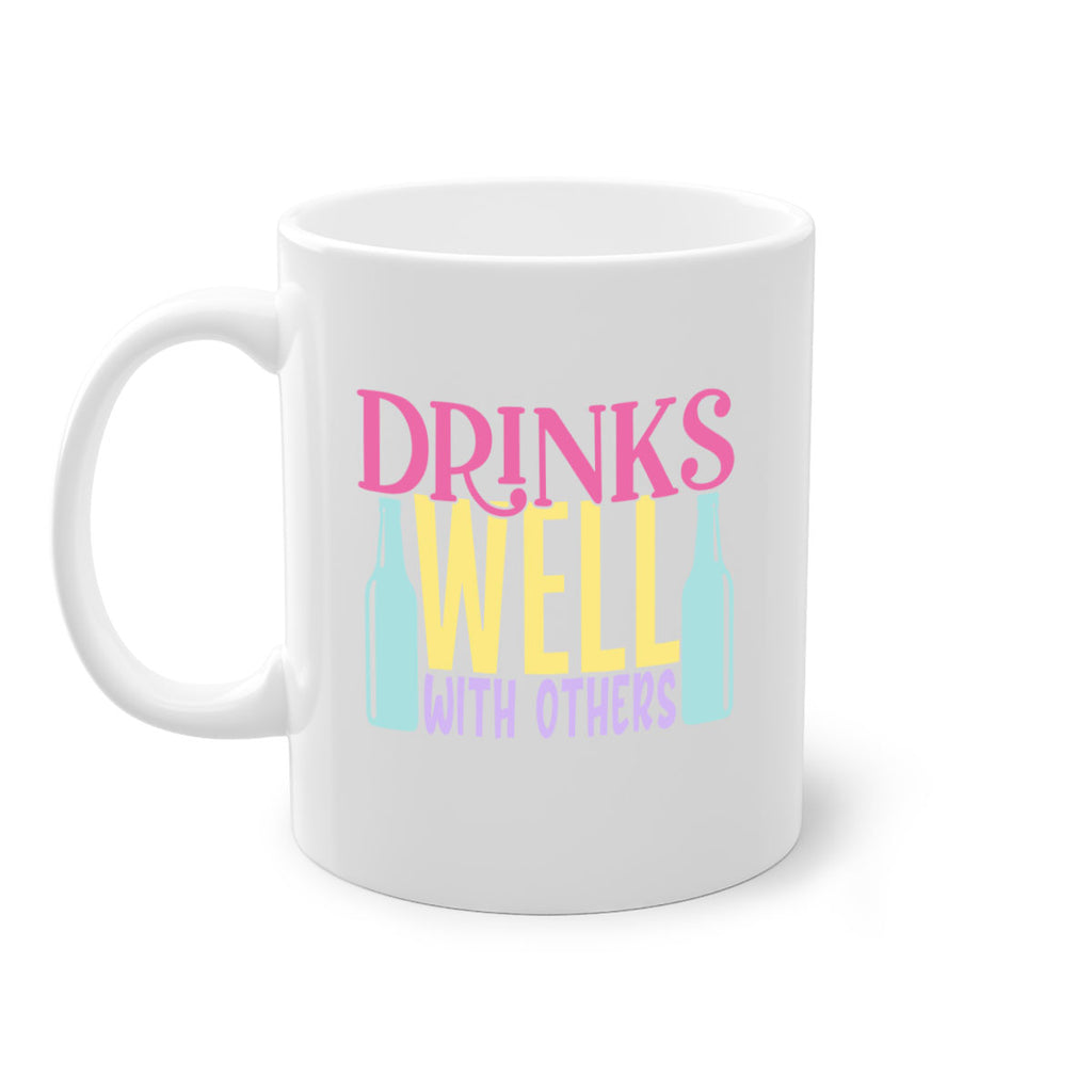 drinks well with others 129#- beer-Mug / Coffee Cup