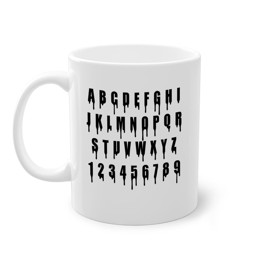 drip font 164#- black words - phrases-Mug / Coffee Cup