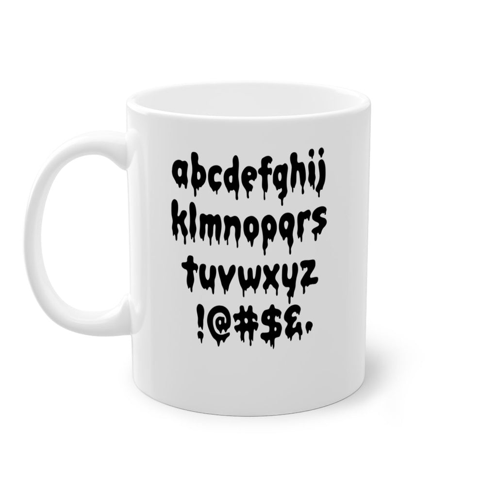 dripping lowercase 162#- black words - phrases-Mug / Coffee Cup