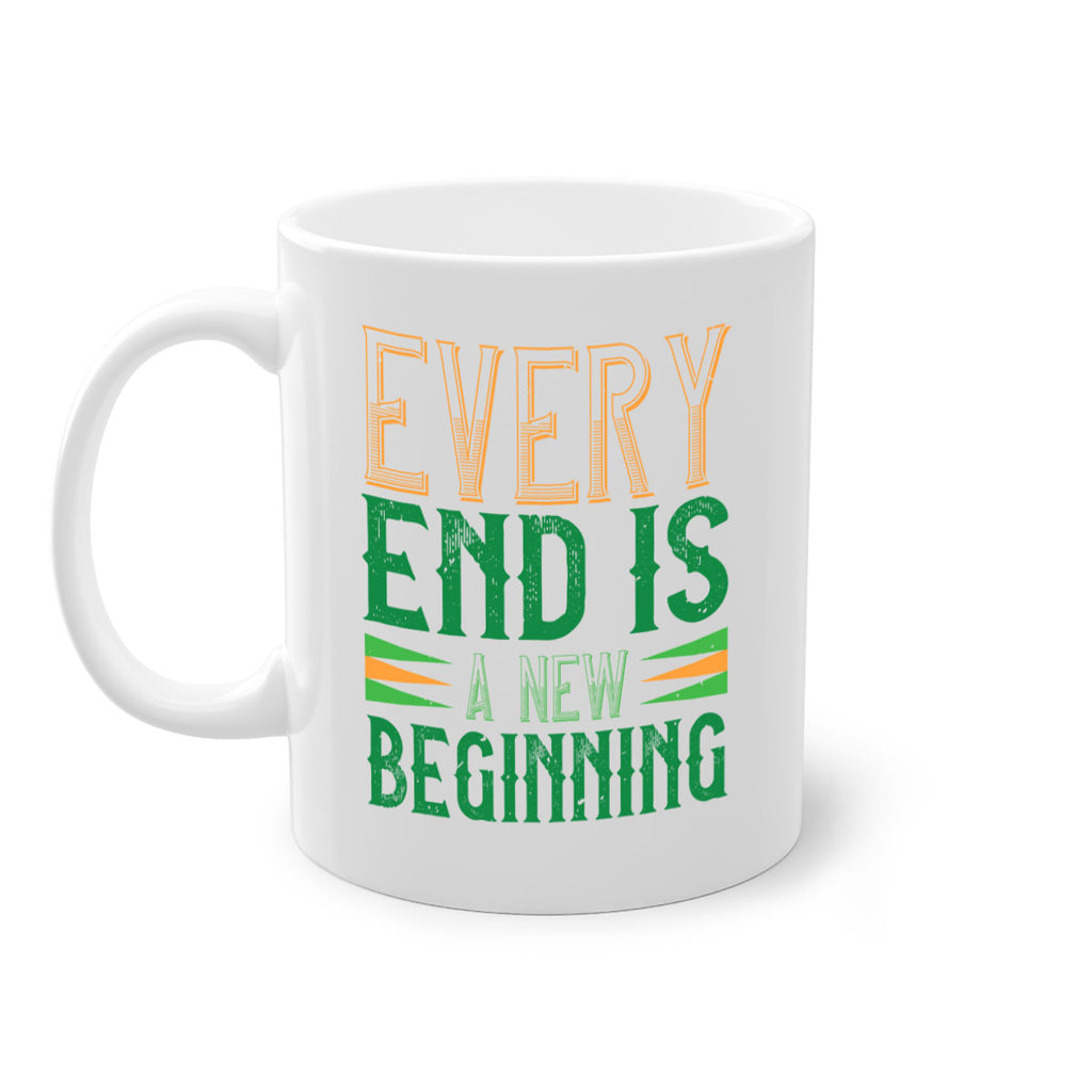 every end is a new beginning Style 138#- St Patricks Day-Mug / Coffee Cup