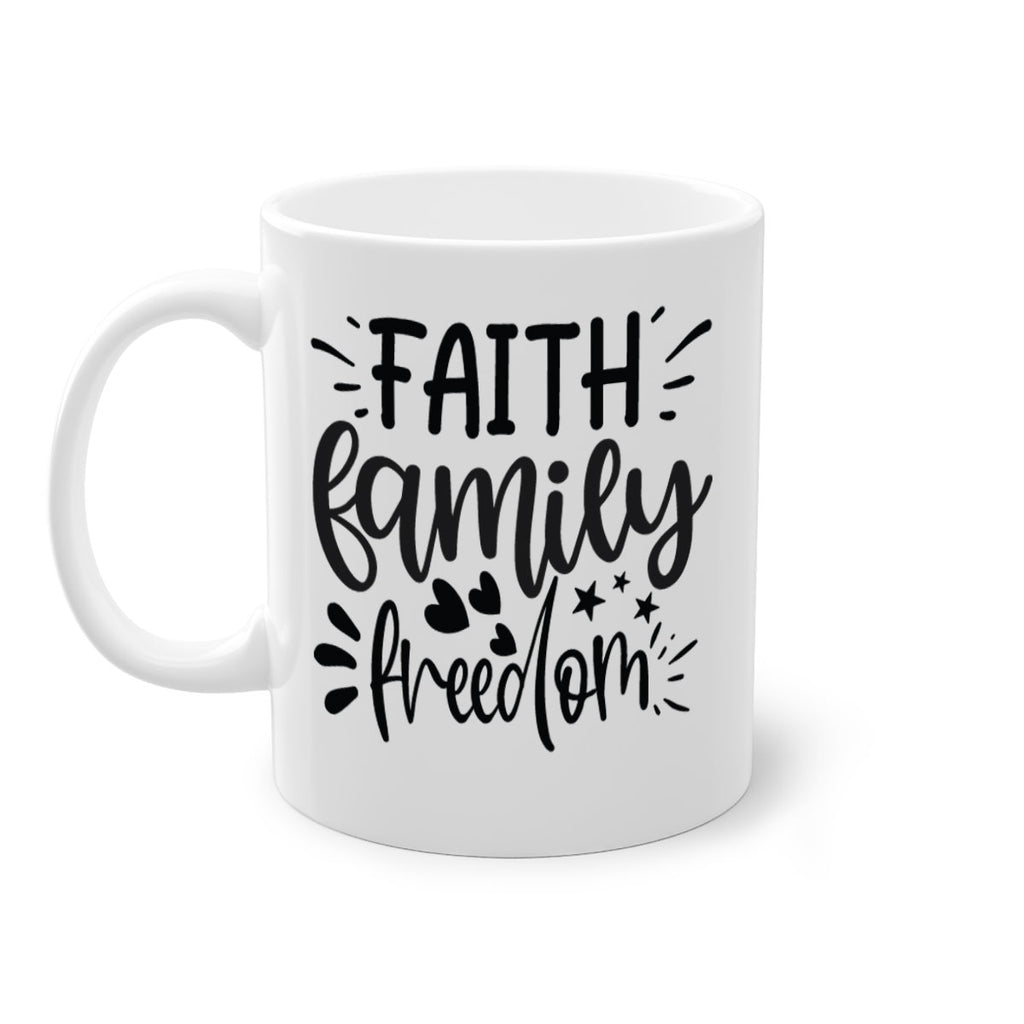 faith family freedom 43#- Family-Mug / Coffee Cup