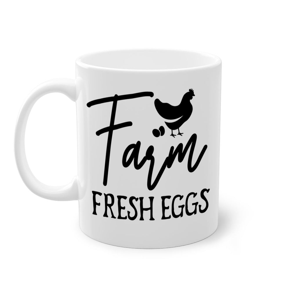 farm fresh eggs design 104#- kitchen-Mug / Coffee Cup