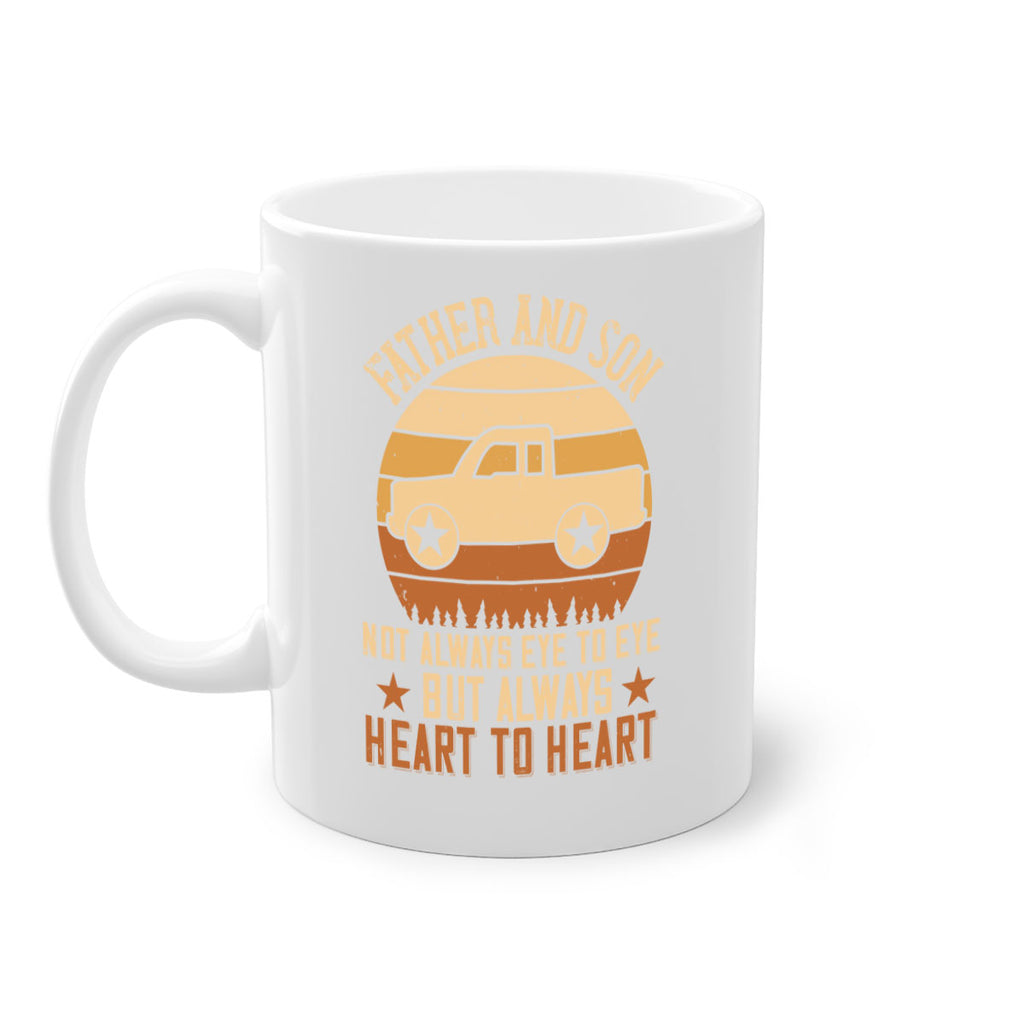 father and son not always eye to eye but always heart to heart Style 2#- truck driver-Mug / Coffee Cup
