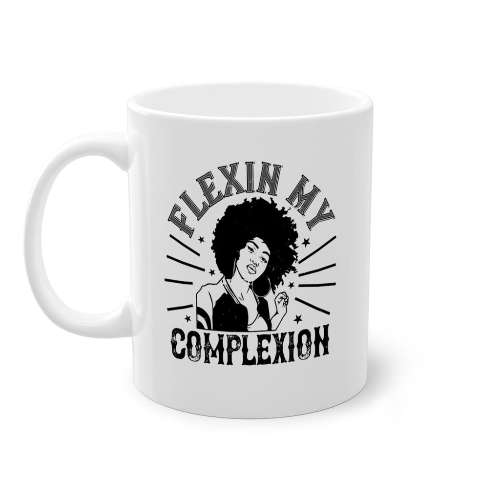 flexin my complexion Style 34#- Afro - Black-Mug / Coffee Cup