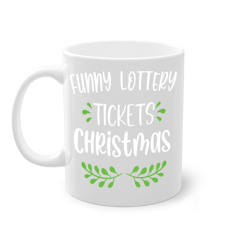 funny lottery tickets christmas style 229#- christmas-Mug / Coffee Cup