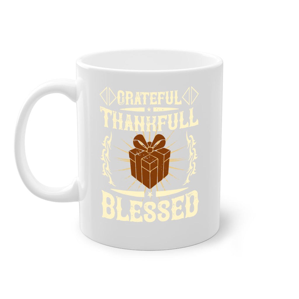 grateful thankfull blessed 40#- thanksgiving-Mug / Coffee Cup