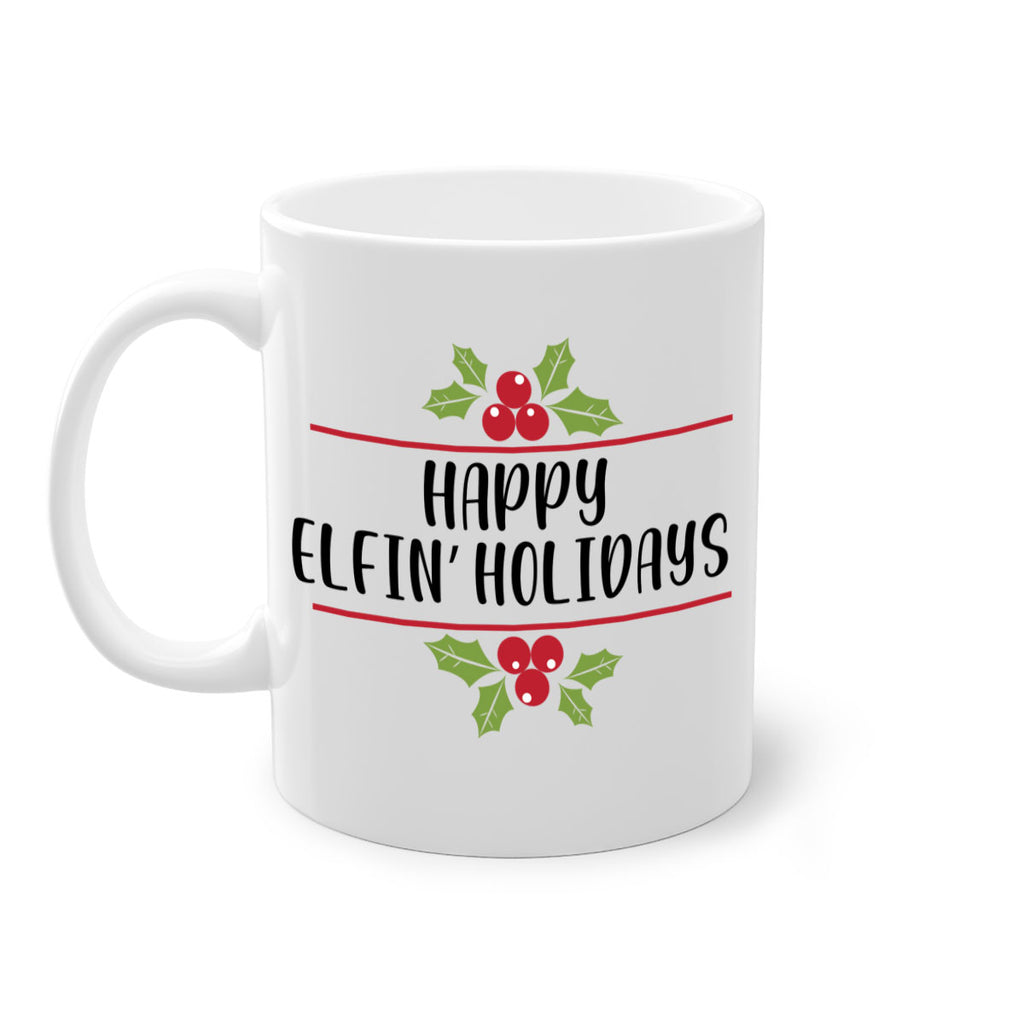 happy elfin holidays style 250#- christmas-Mug / Coffee Cup