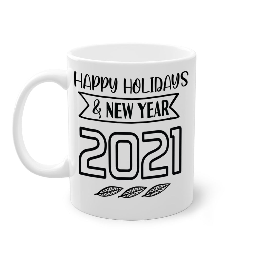 happy holidays new year style 258#- christmas-Mug / Coffee Cup