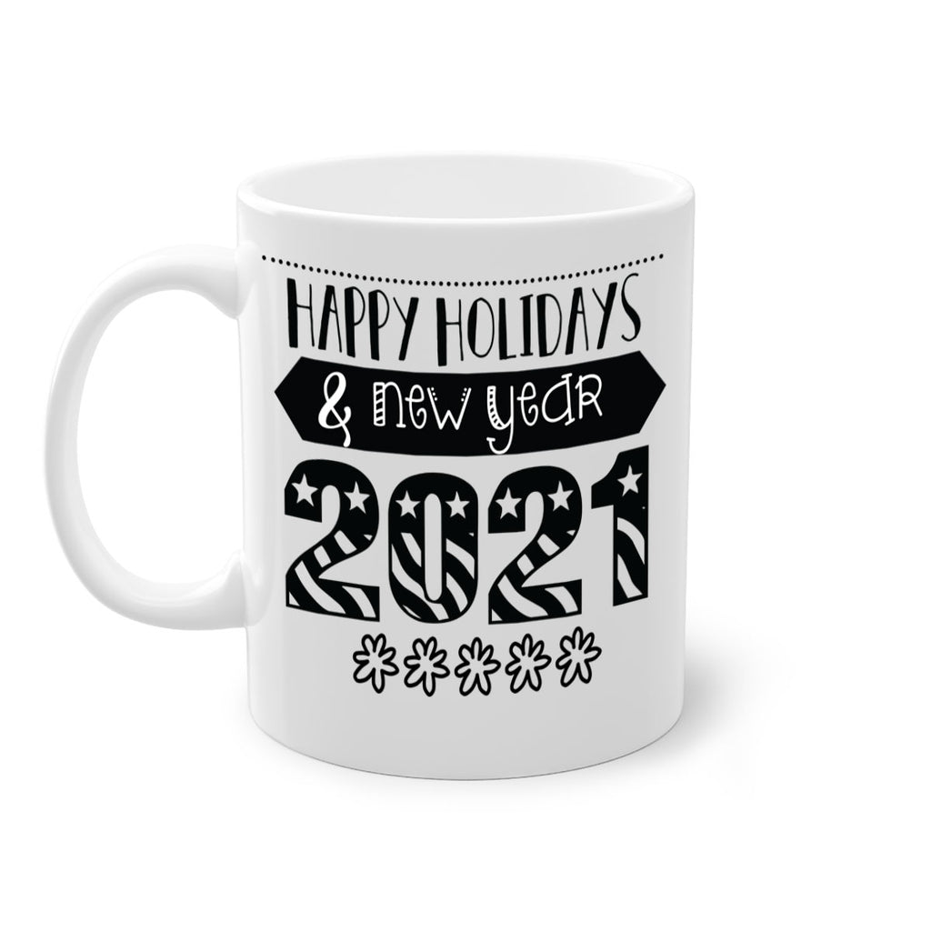 happy holidays new year style 259#- christmas-Mug / Coffee Cup