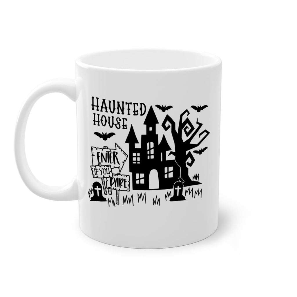 haunted house enter if you dare 60#- halloween-Mug / Coffee Cup