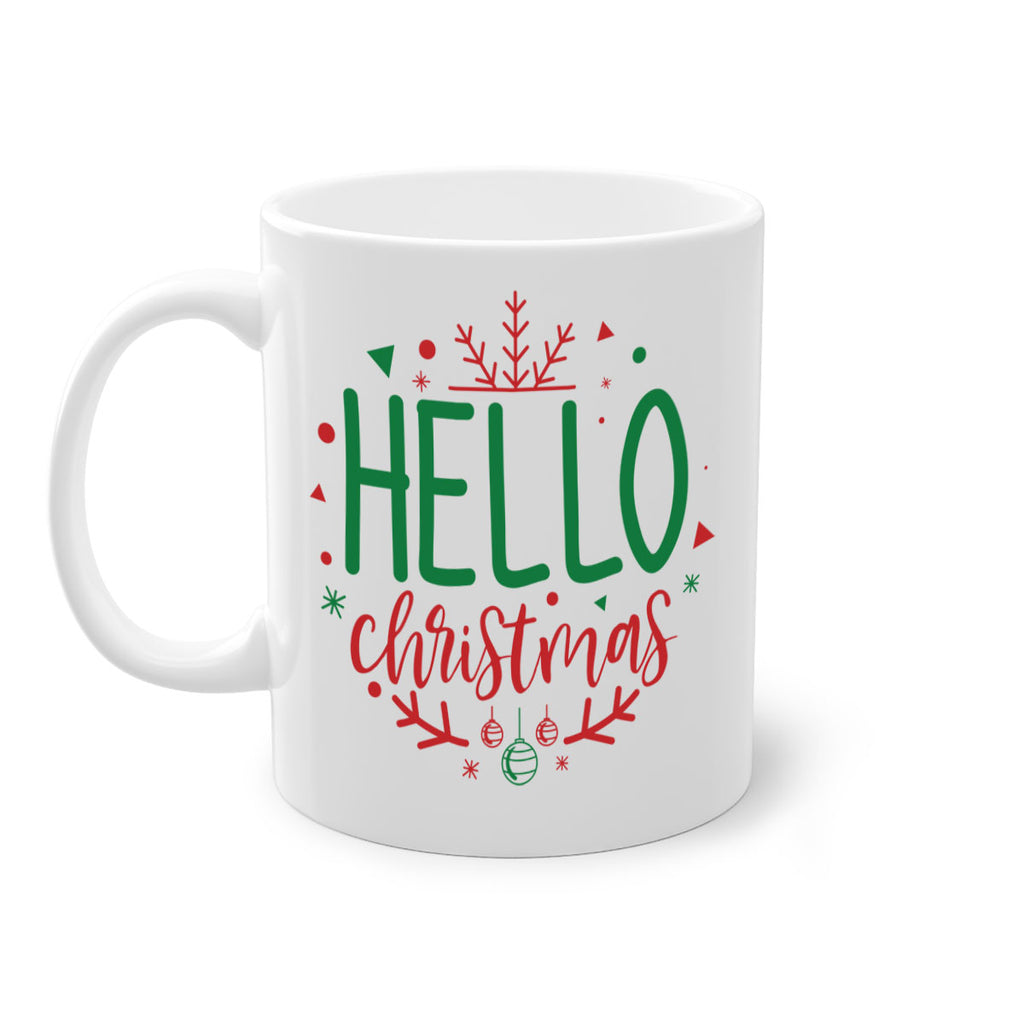 hello christmas style 285#- christmas-Mug / Coffee Cup