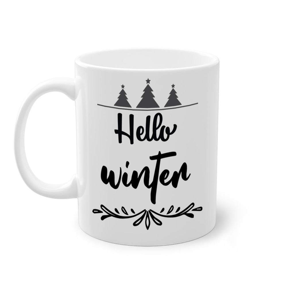 hello winter style 287#- christmas-Mug / Coffee Cup