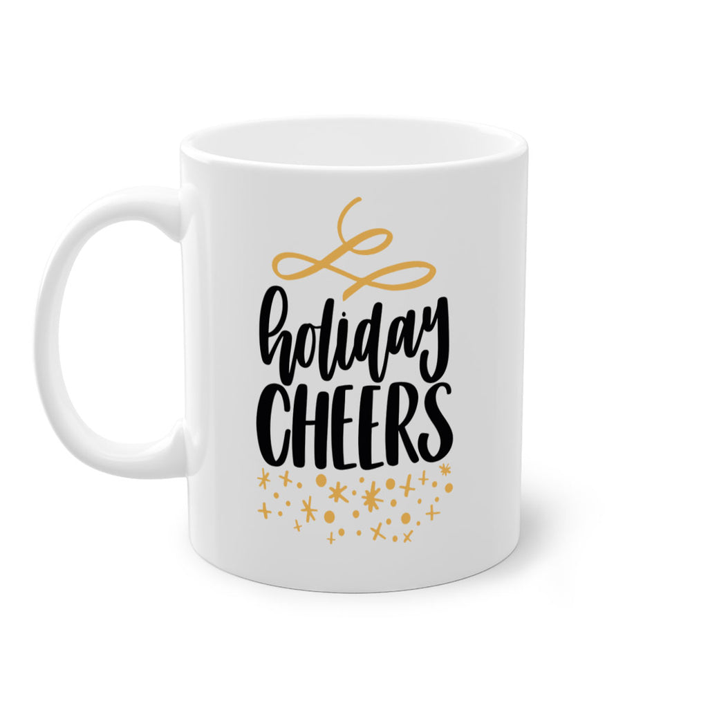 holiday cheers gold 140#- christmas-Mug / Coffee Cup