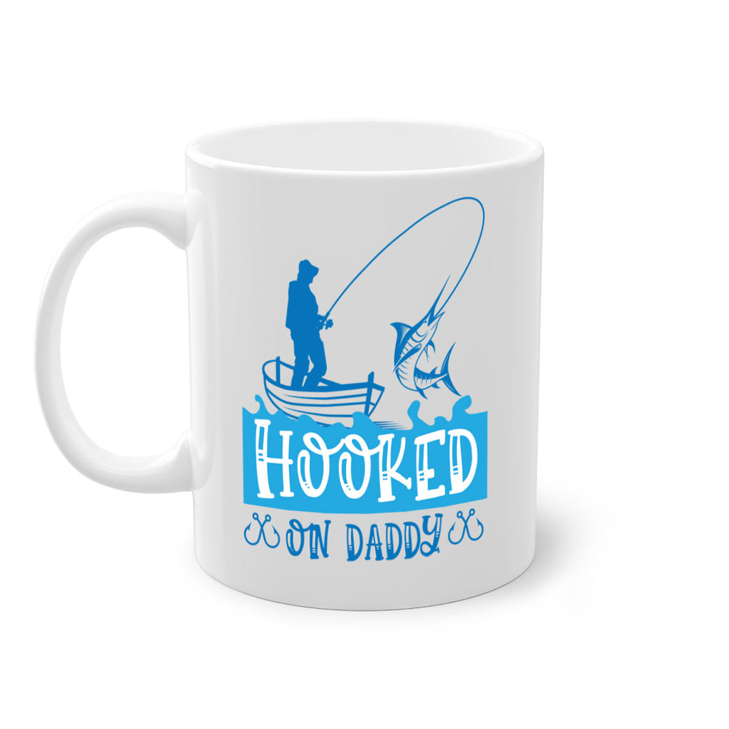 hooked on daddy 218#- fishing-Mug / Coffee Cup