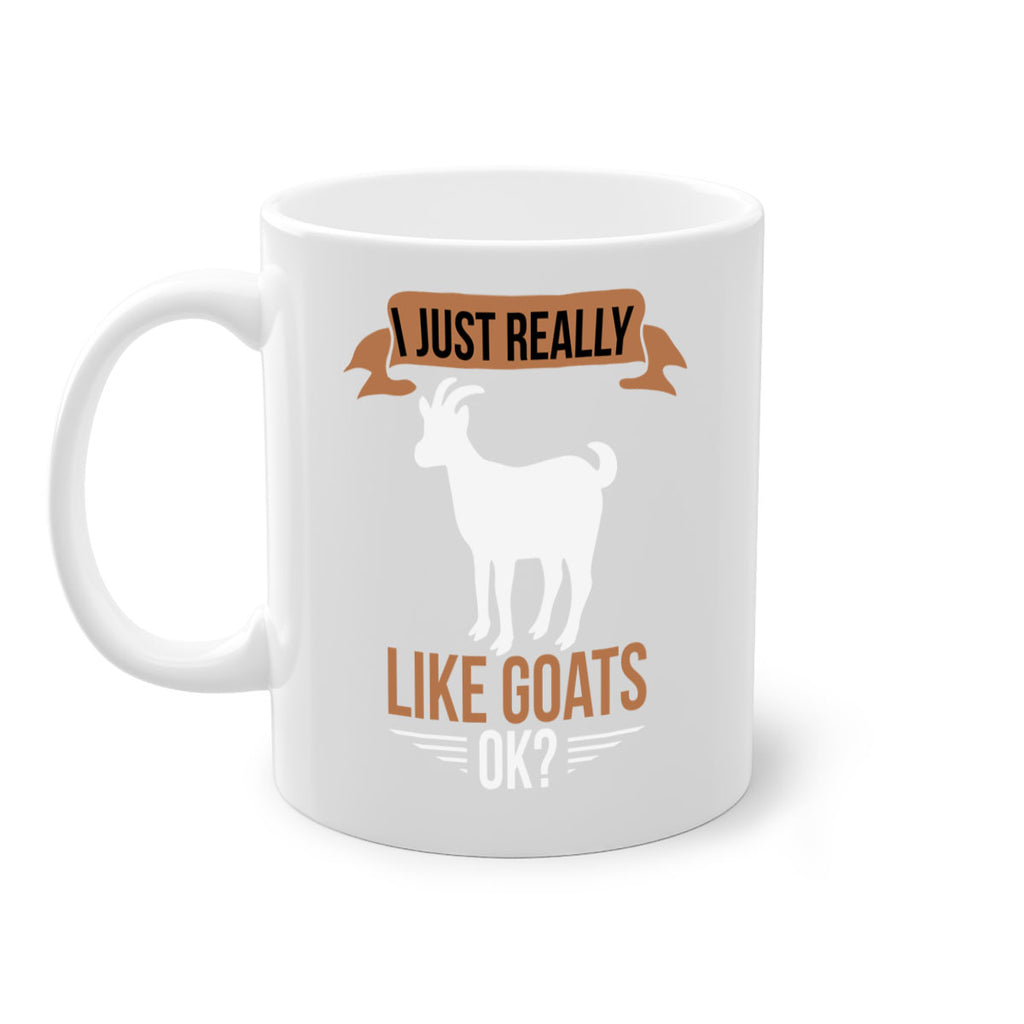 i just really like goats ok Style 3#- goat-Mug / Coffee Cup