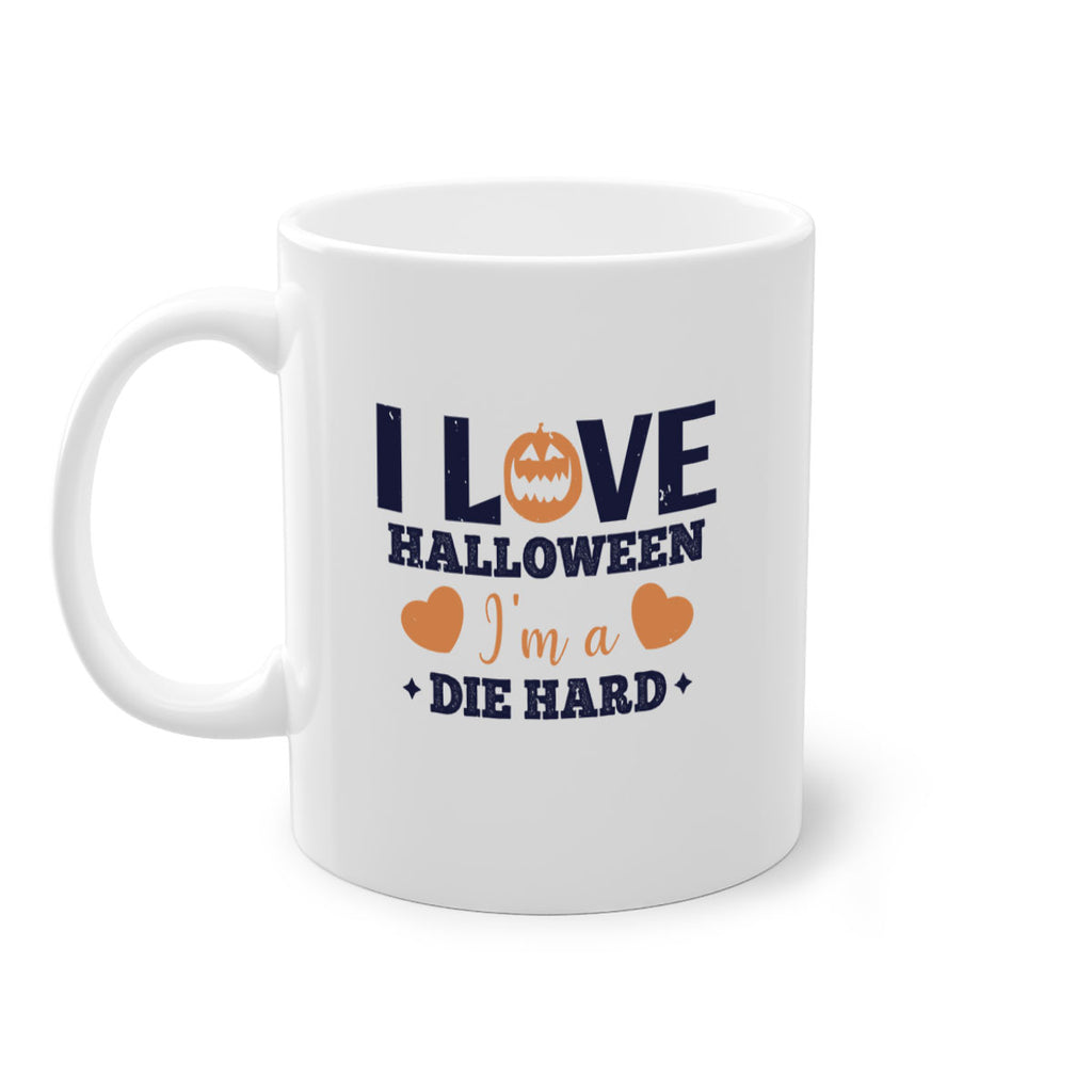 i love halloween im a die hard 150#- halloween-Mug / Coffee Cup