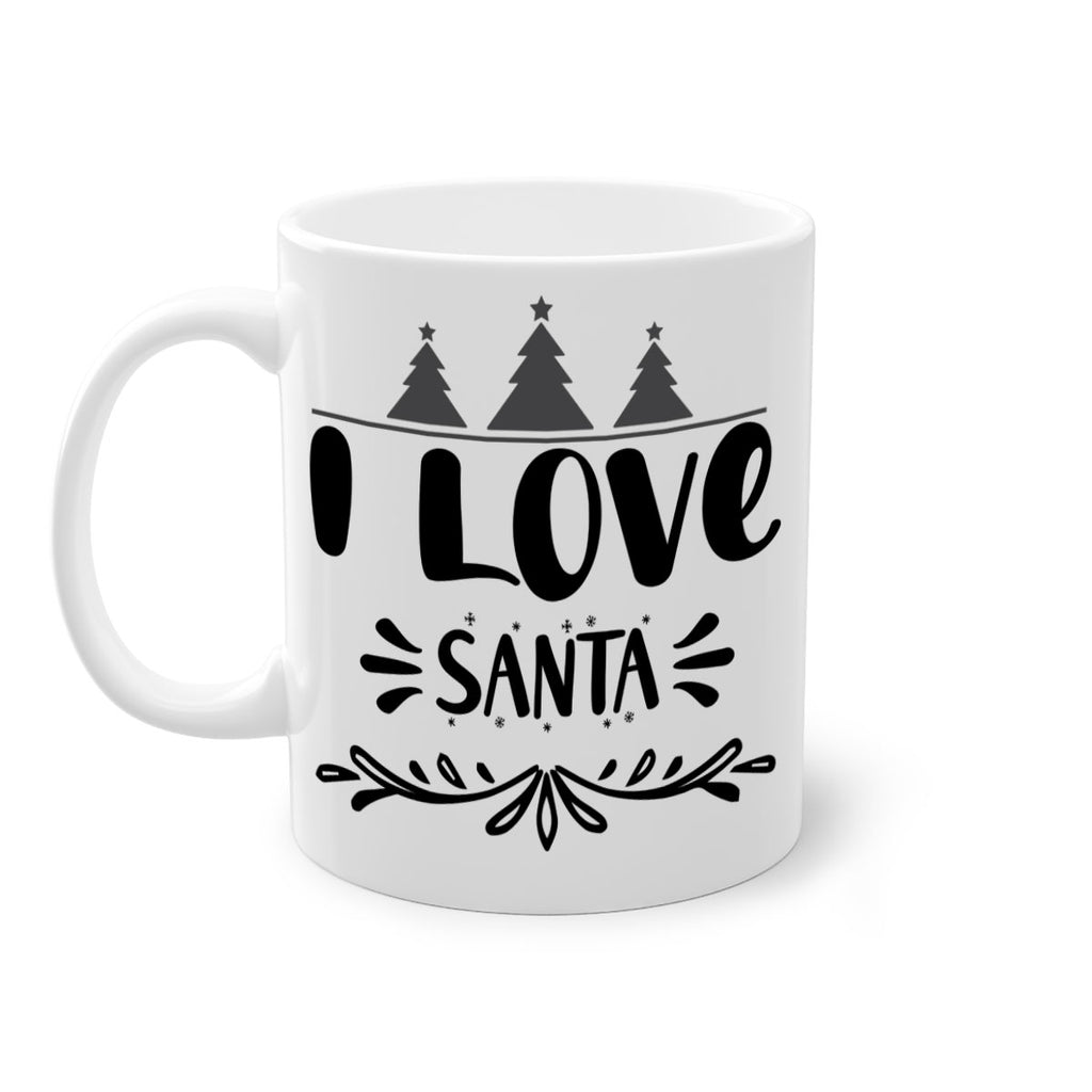 i love santa style 337#- christmas-Mug / Coffee Cup