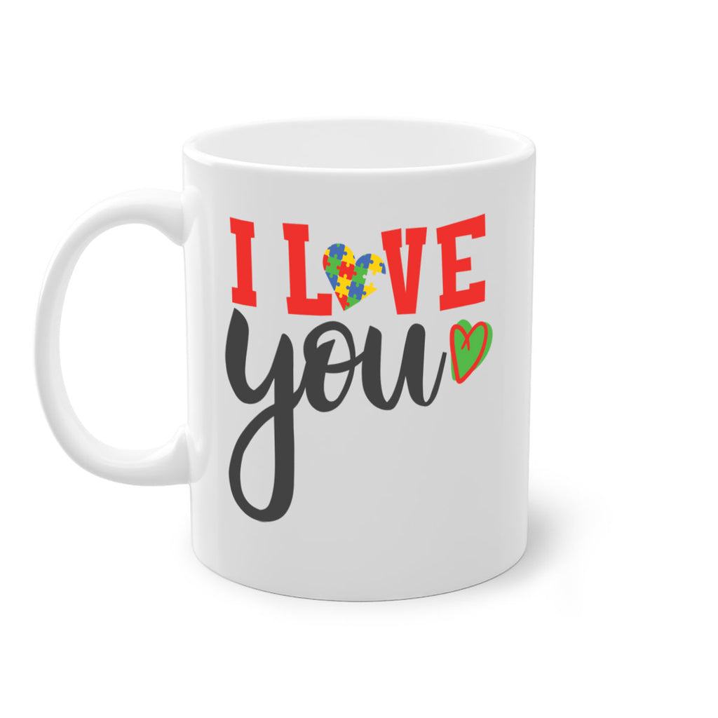 i love you Style 23#- autism-Mug / Coffee Cup