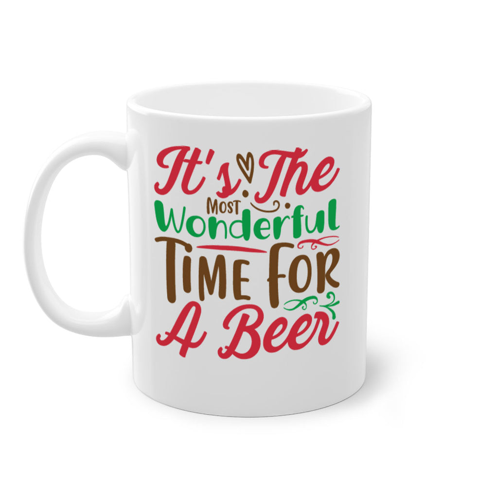 its the most wonderful time for a beer 250#- christmas-Mug / Coffee Cup