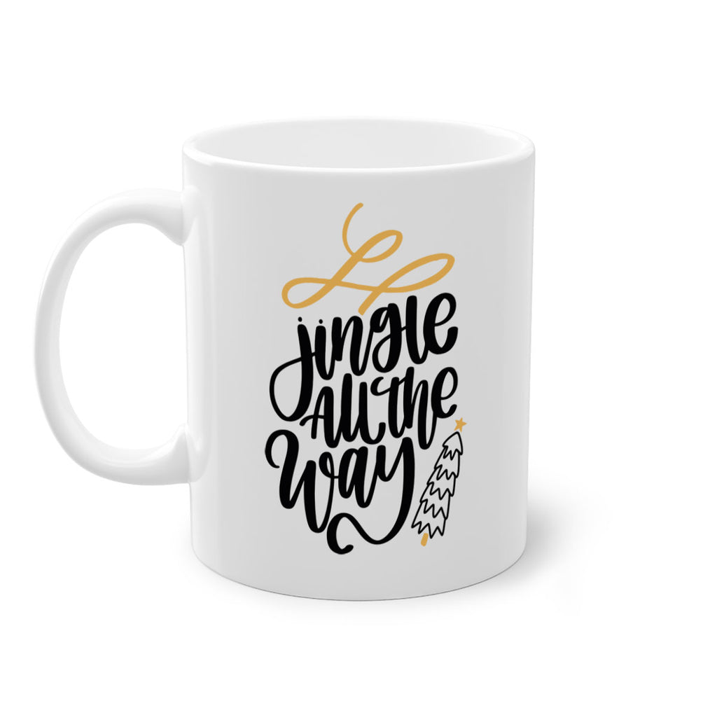 jingle all the way gold 114#- christmas-Mug / Coffee Cup