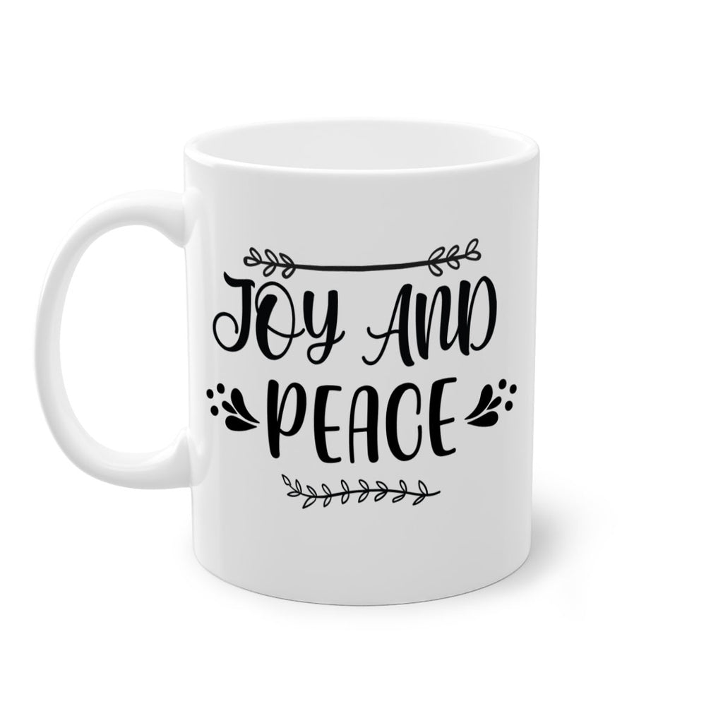 joy and peace style 406#- christmas-Mug / Coffee Cup