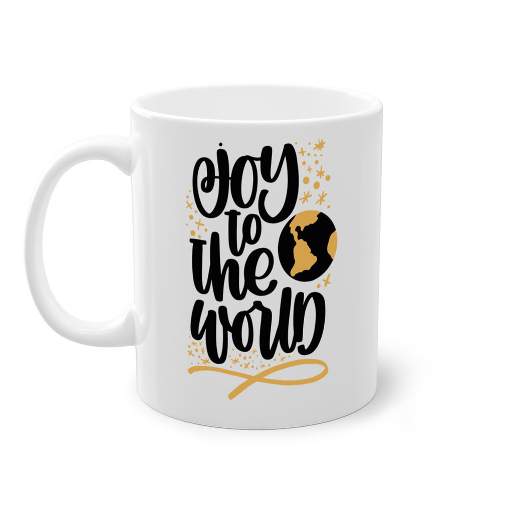 joy to the world gold 110#- christmas-Mug / Coffee Cup