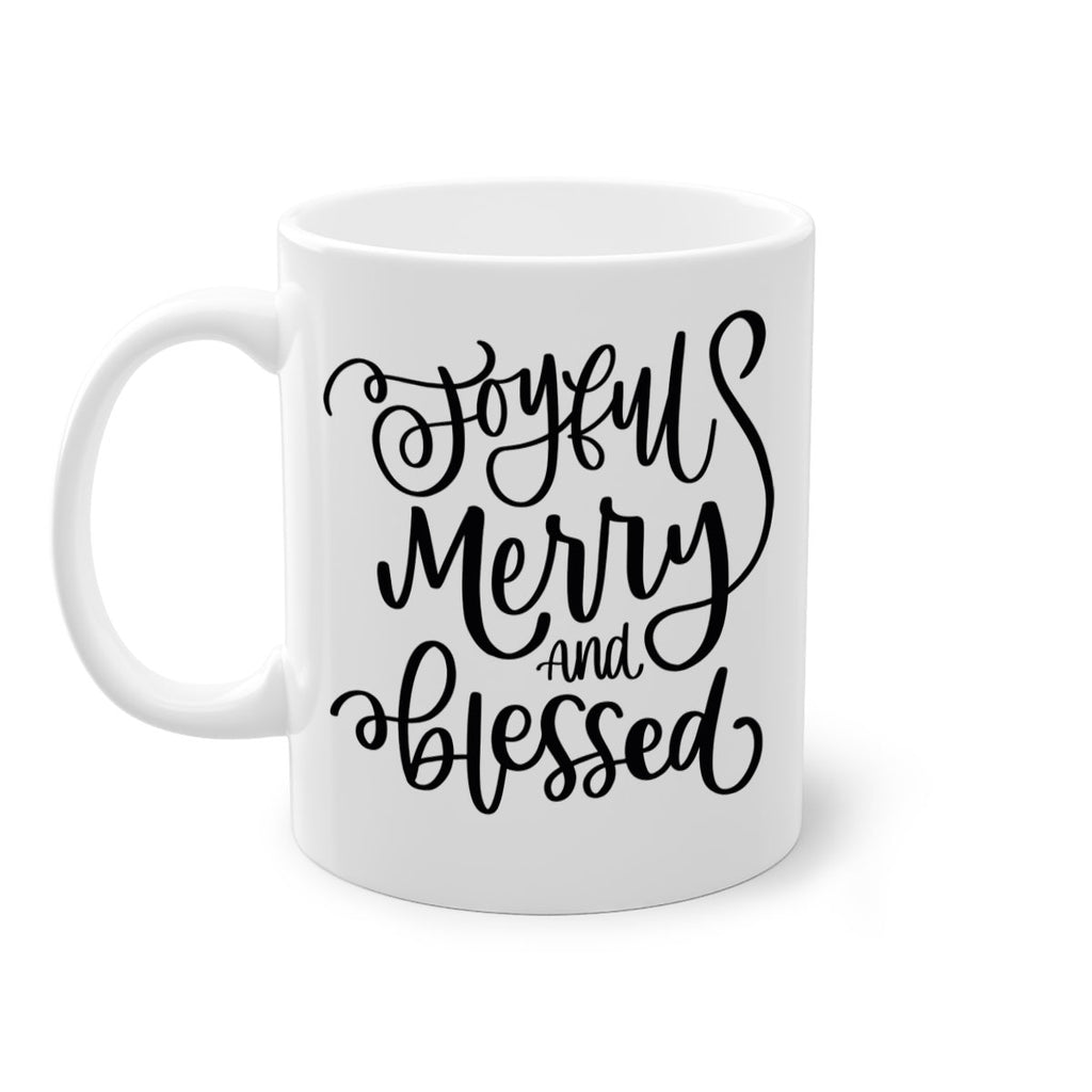 joyful merry and blessed 107#- christmas-Mug / Coffee Cup