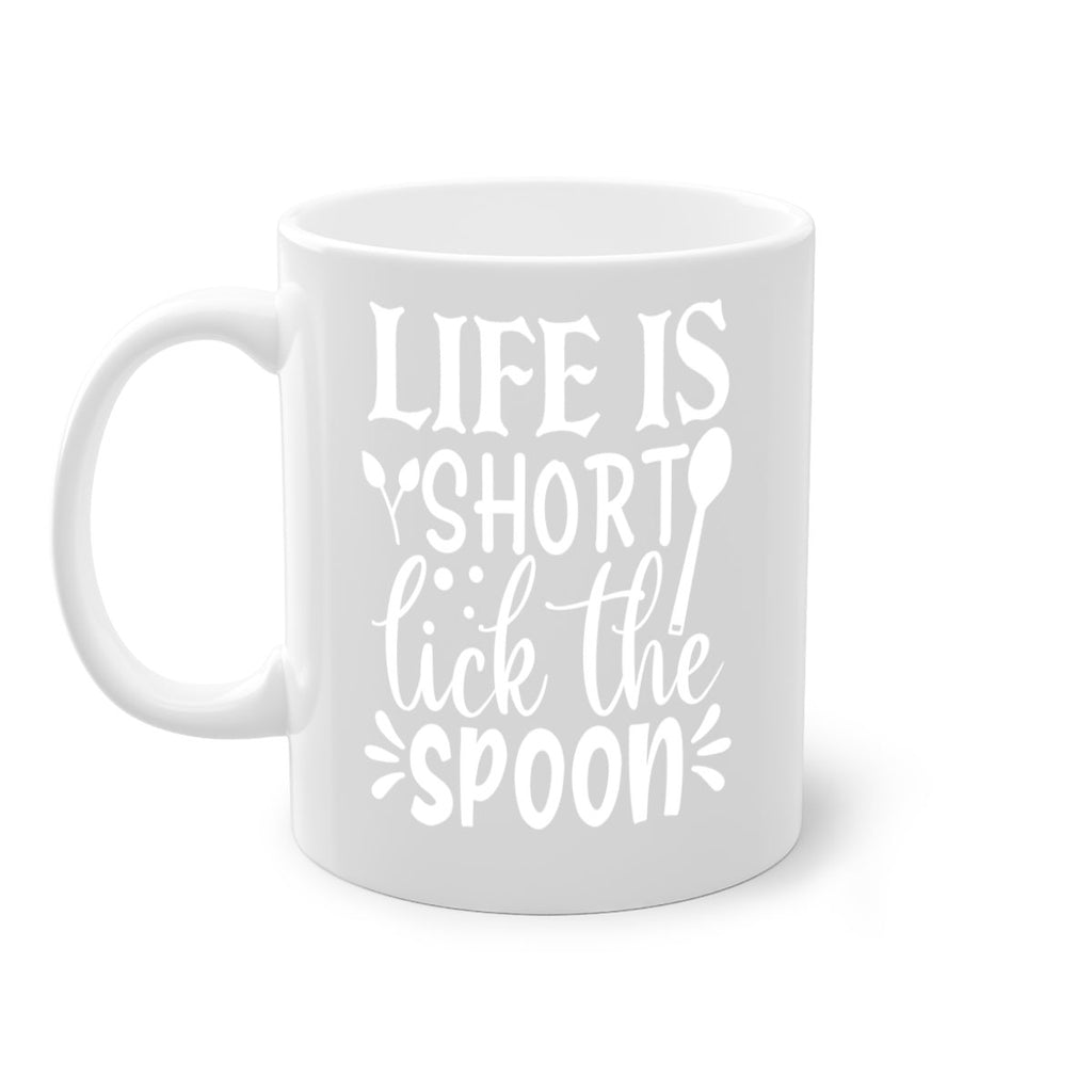 life is short lick the spoon 24#- kitchen-Mug / Coffee Cup