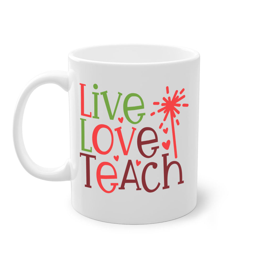 live love teach 230#- christmas-Mug / Coffee Cup