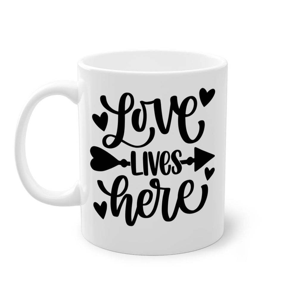 love lives here 7#- home-Mug / Coffee Cup