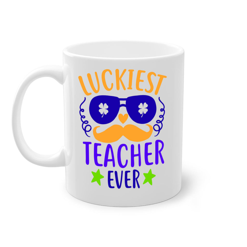 luckiest teacher ever 14#- mardi gras-Mug / Coffee Cup