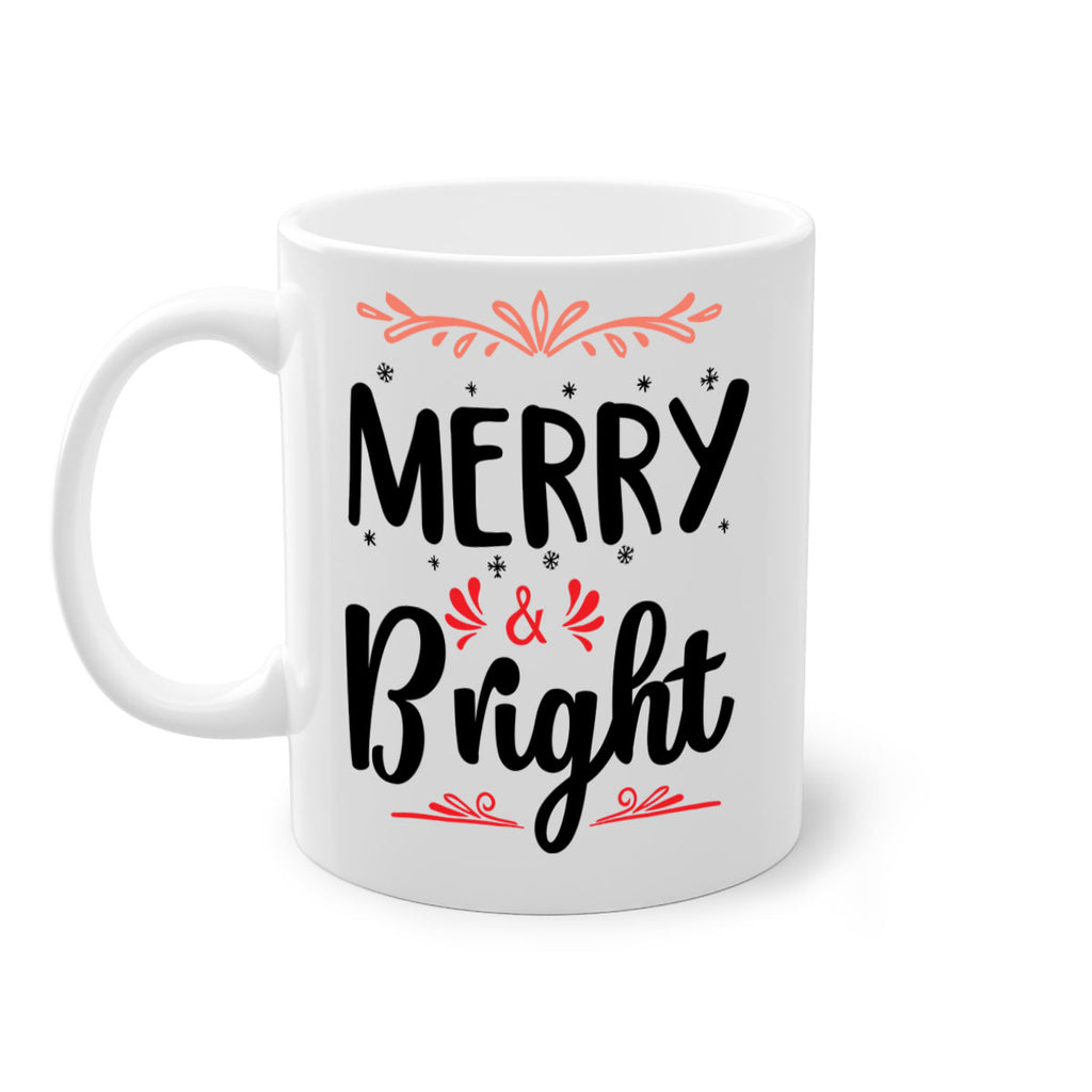 merry & bright style 467#- christmas-Mug / Coffee Cup