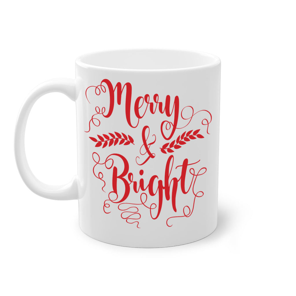 merry & bright style 468#- christmas-Mug / Coffee Cup