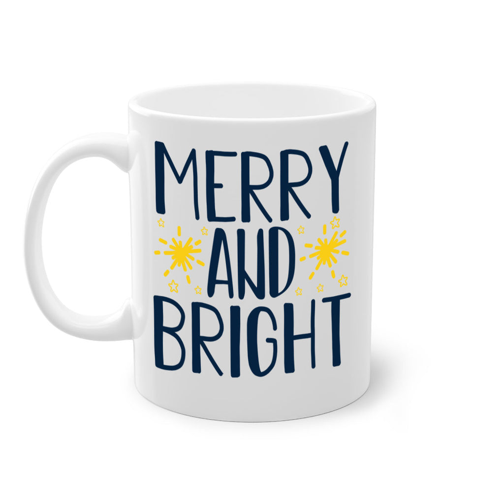 merry and bright 226#- christmas-Mug / Coffee Cup