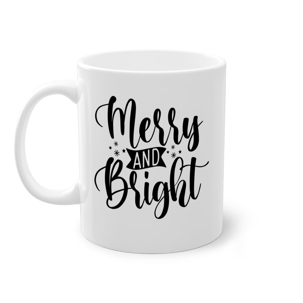 merry and bright style 470#- christmas-Mug / Coffee Cup