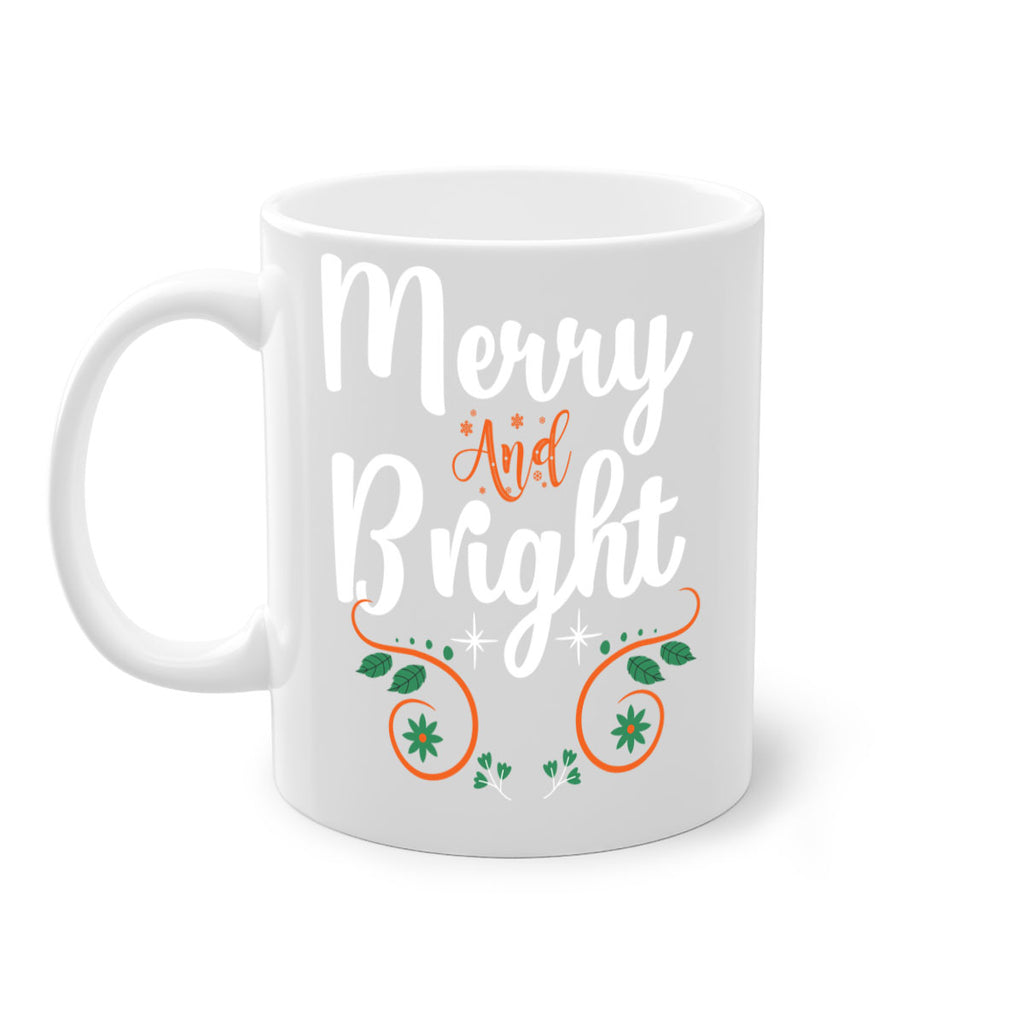 merry and bright style 473#- christmas-Mug / Coffee Cup