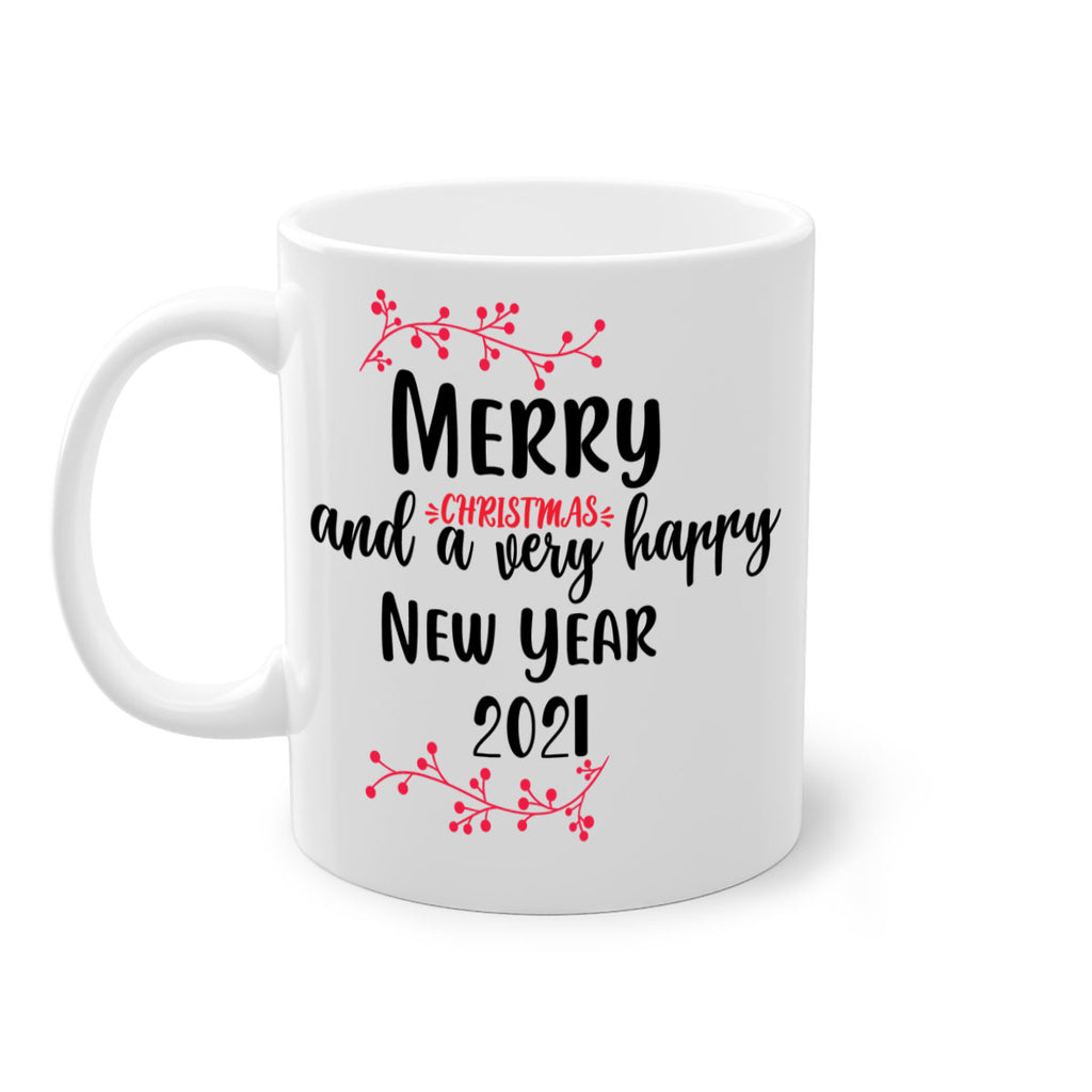 merry christmas and a very happy new year . style 489#- christmas-Mug / Coffee Cup