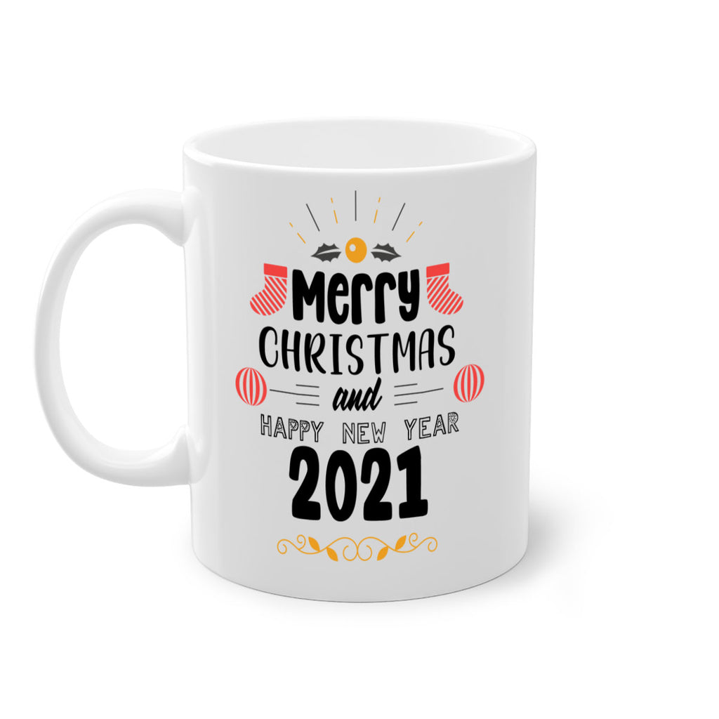 merry christmas and a very happy new year style 486#- christmas-Mug / Coffee Cup