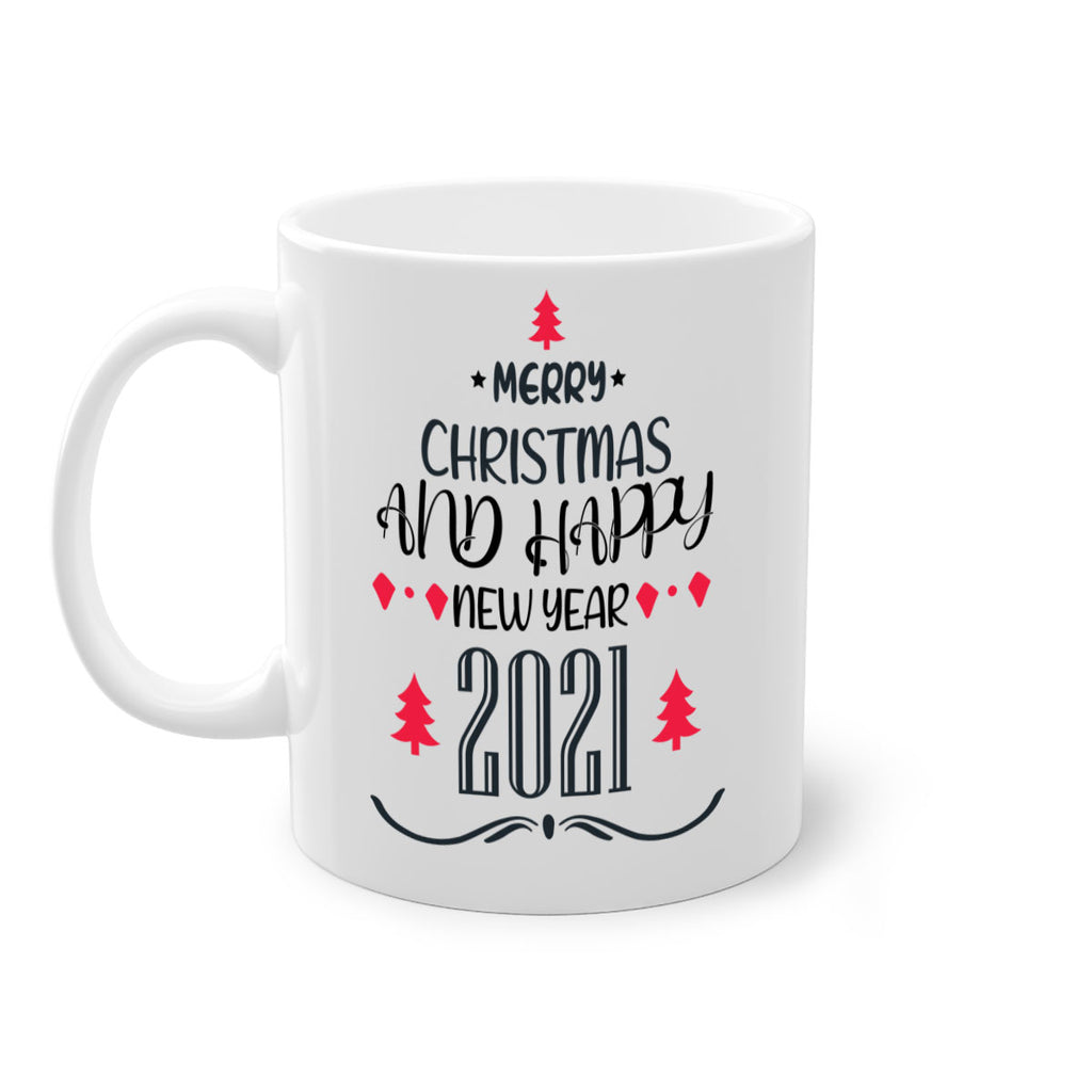 merry christmas and happy new year style 495#- christmas-Mug / Coffee Cup