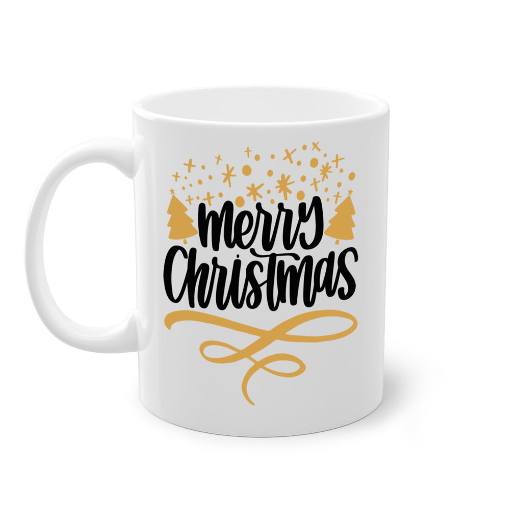 merry christmas gold 84#- christmas-Mug / Coffee Cup