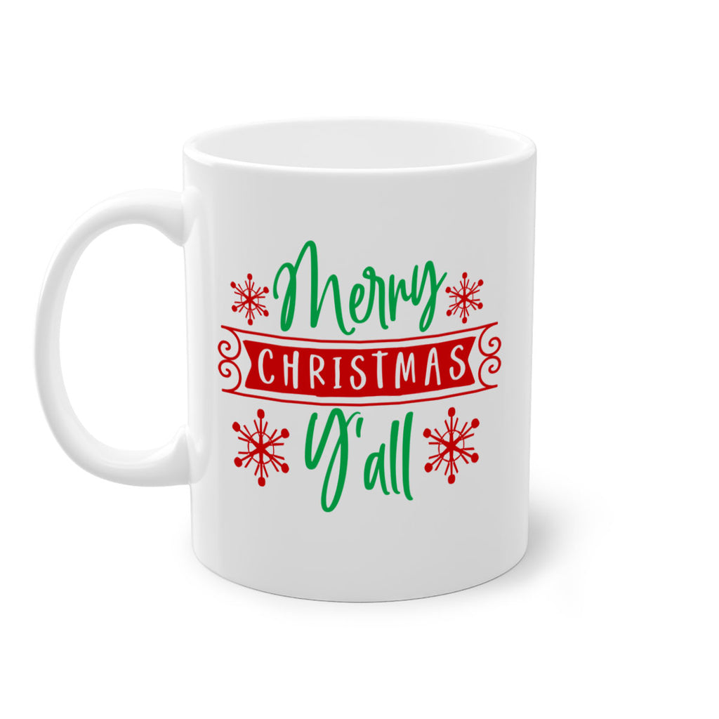 merry christmas yall style 507#- christmas-Mug / Coffee Cup