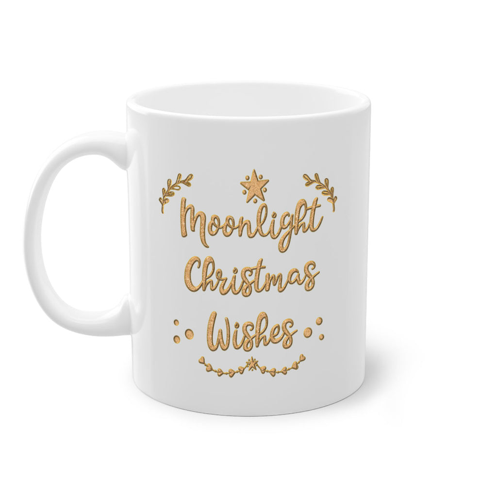 moonlight christmas wishes gold 457#- christmas-Mug / Coffee Cup