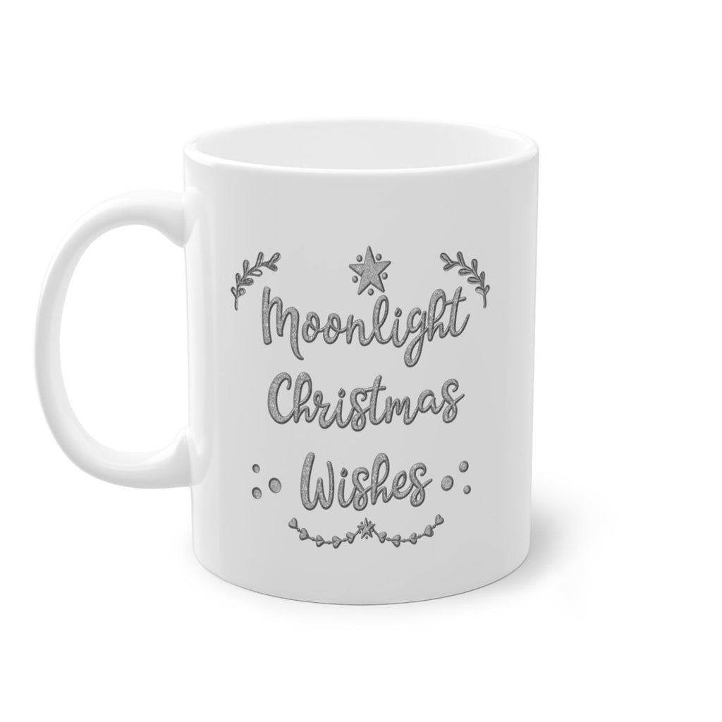 moonlight christmas wishes silver 455#- christmas-Mug / Coffee Cup