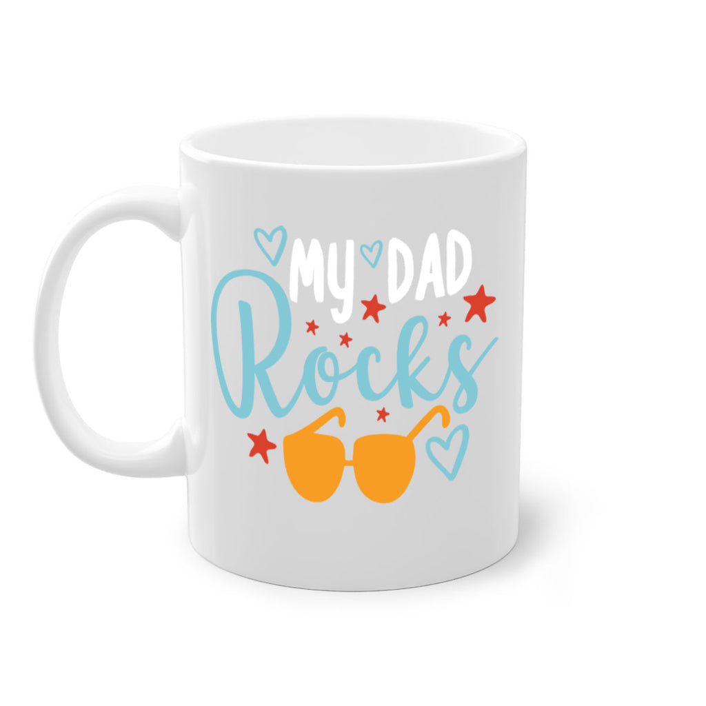 my dad rocks 83#- fathers day-Mug / Coffee Cup