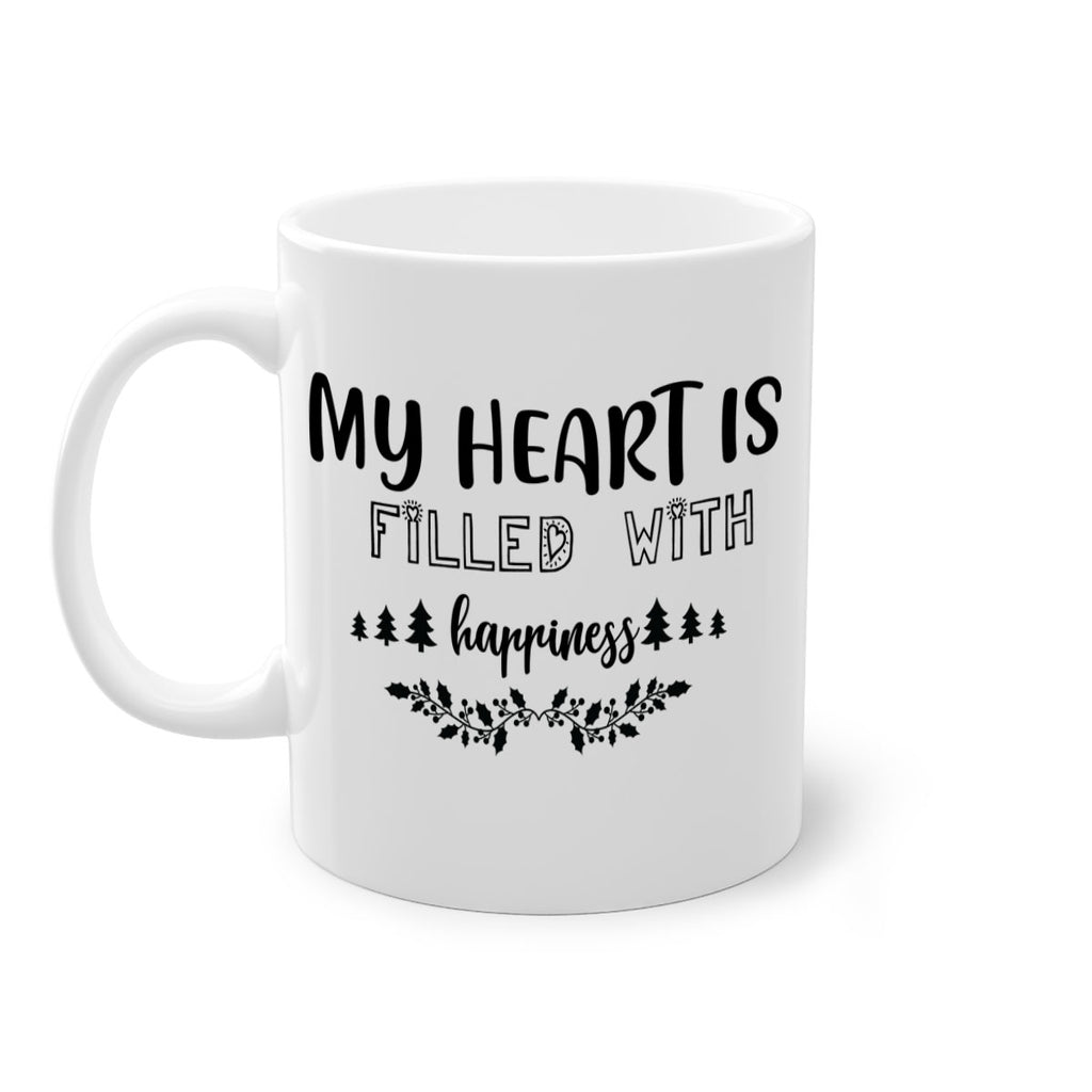 my heart is filled with happiness style 528#- christmas-Mug / Coffee Cup