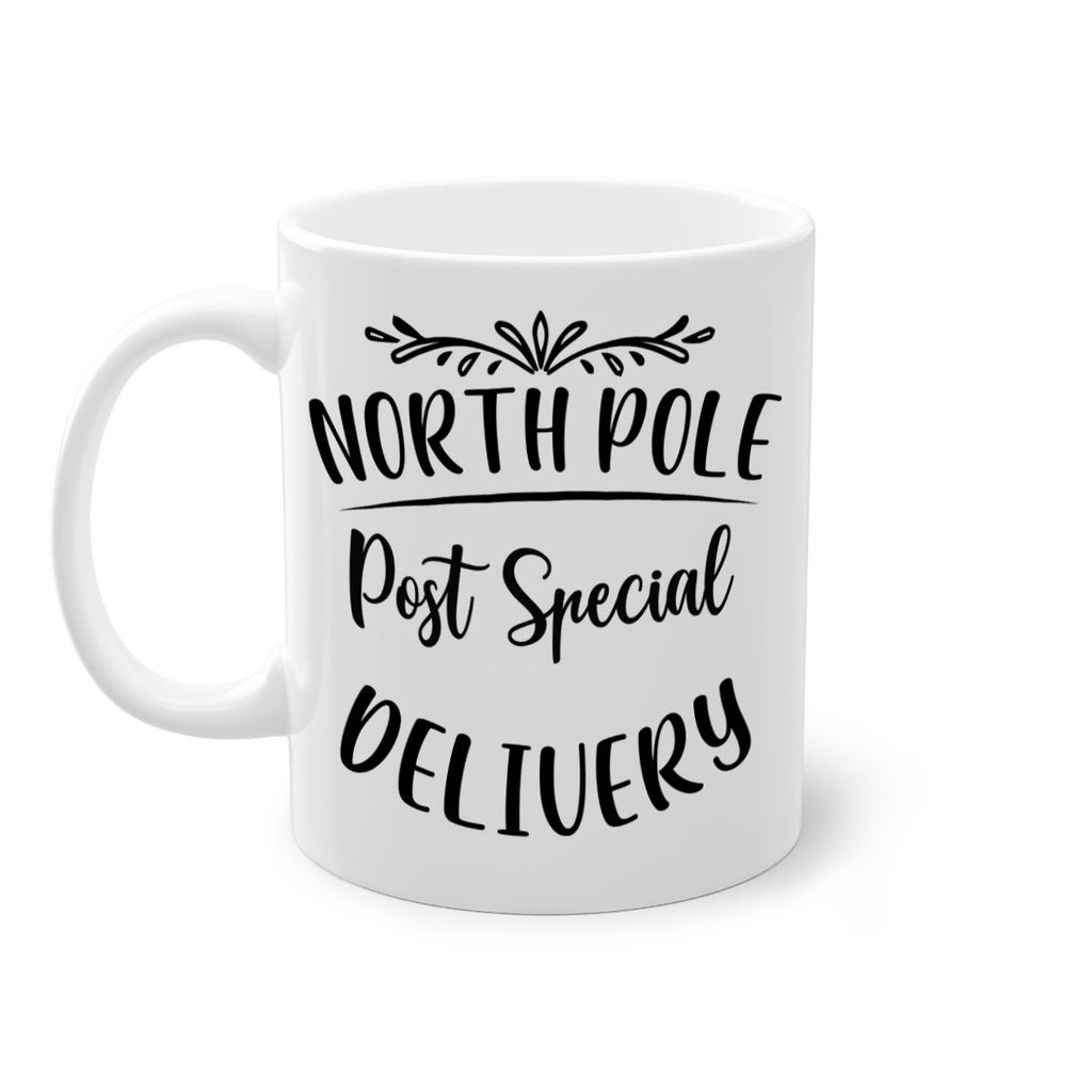 north pole post special delivery style 545#- christmas-Mug / Coffee Cup