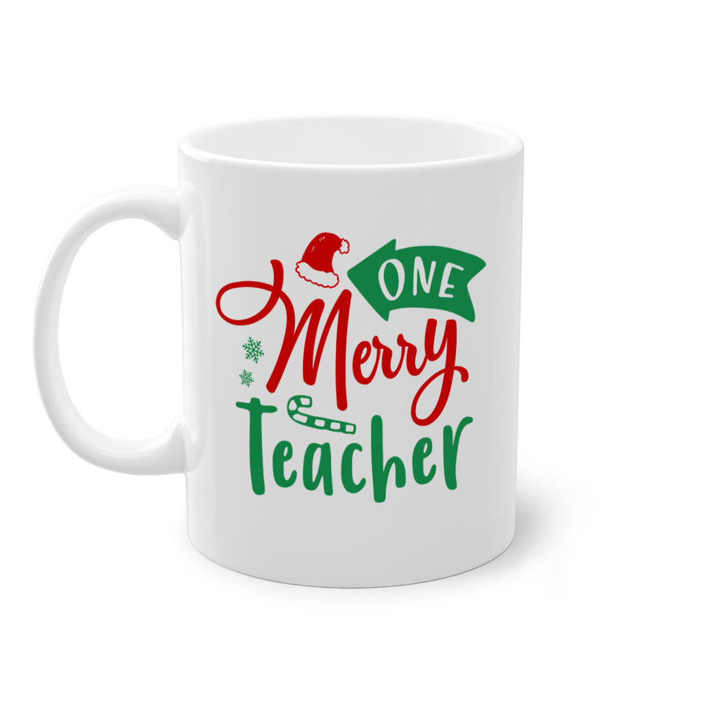 one merry teacher style 575#- christmas-Mug / Coffee Cup