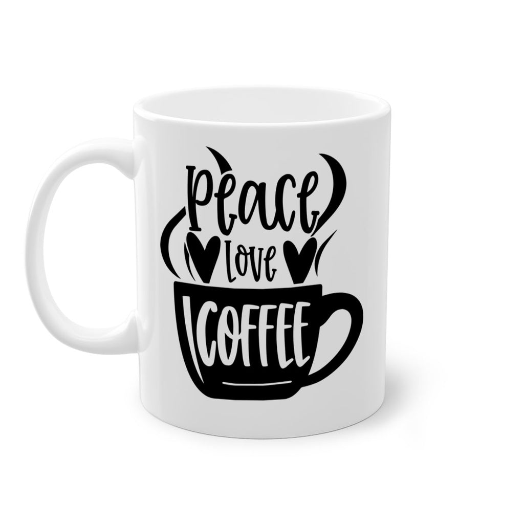 peace love coffee 48#- coffee-Mug / Coffee Cup