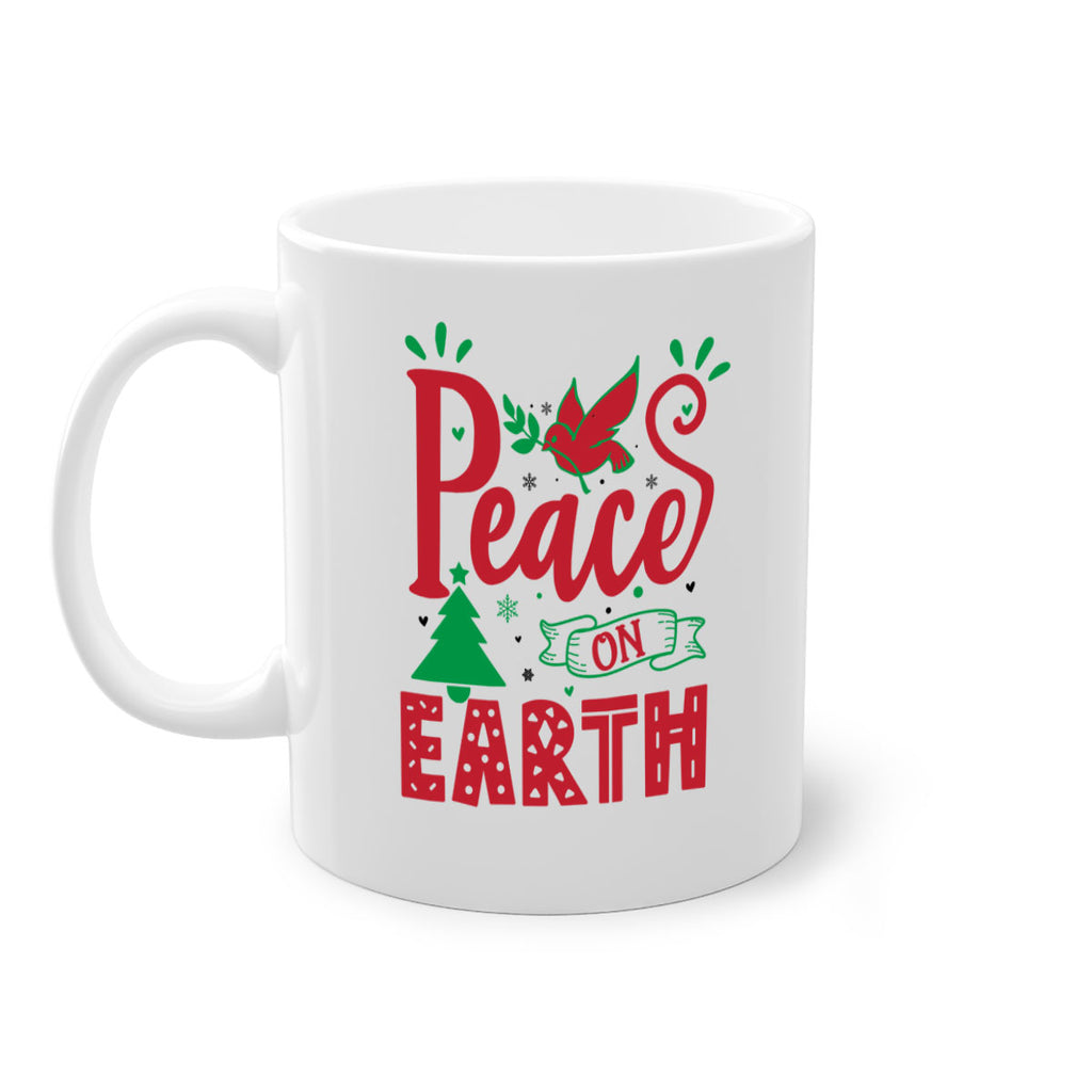 peace on earth style 583#- christmas-Mug / Coffee Cup