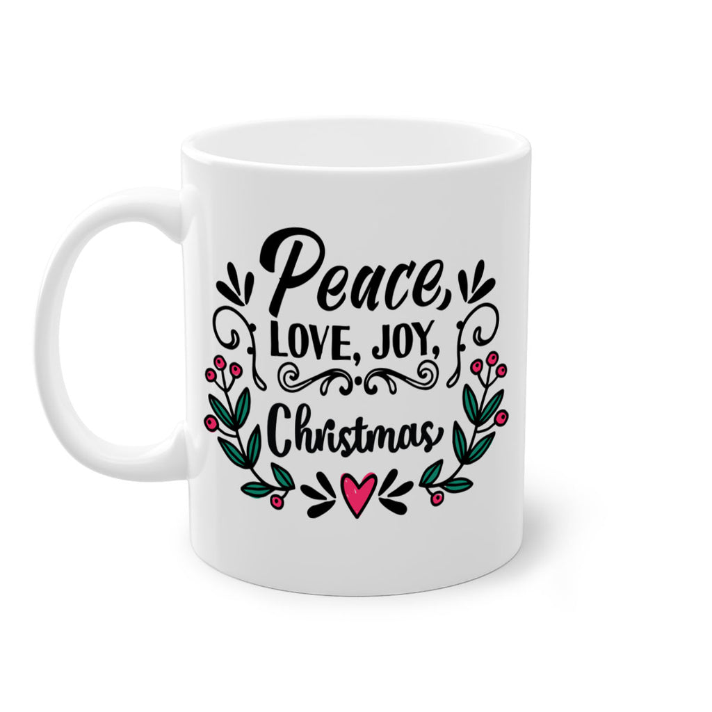 peace, love, joy, christmas style 587#- christmas-Mug / Coffee Cup